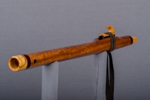 African Mahogany  Native American Flute, Minor, Mid A-4, #J43F (5)